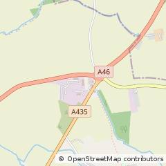 Map of Tewkesbury, Gloucestershire
