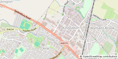 Map of Cheltenham