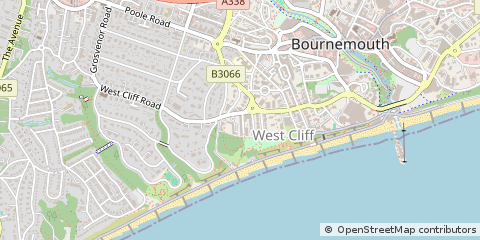 Map of Bournemouth