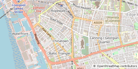 Map of Liverpool