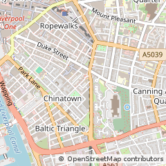 Map of Liverpool