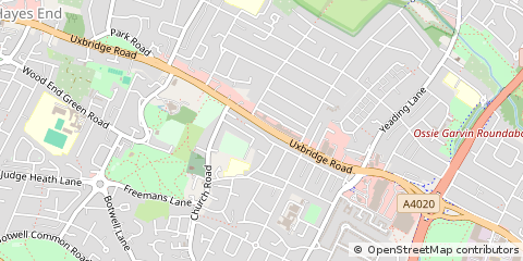 Map of Hayes