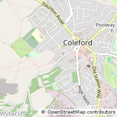 Map of Coleford, Gloucestershire