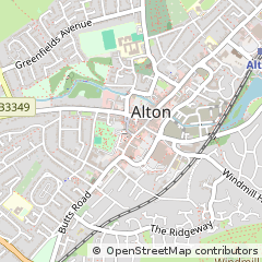 Map of Alton, Hampshire