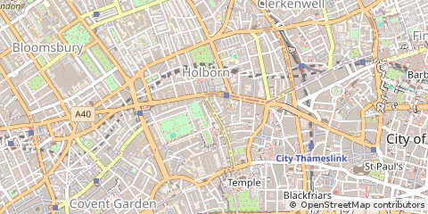 Map of London, Greater London