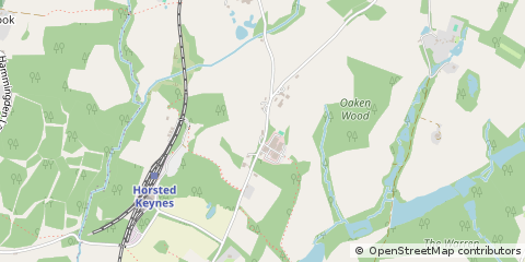 Map of Haywards Heath, West Sussex