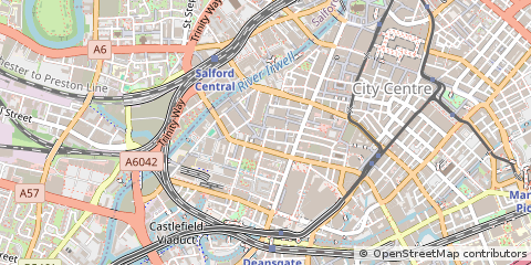 Map of Manchester
