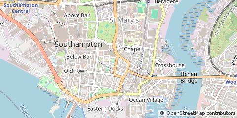 Map of Southampton