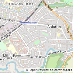 Map of Stonehaven, Kincardineshire