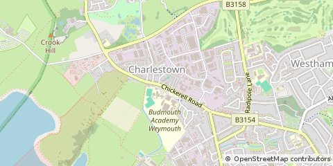 Map of Weymouth, Dorset