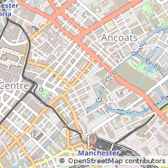 Map of Manchester, Greater Manchester