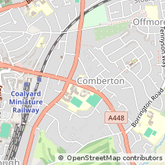 Map of Kidderminster, Worcestershire