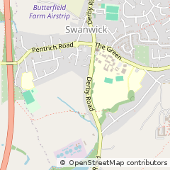 Map of Alfreton, Derbyshire