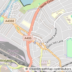 Map of Brent Park, London