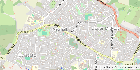 Map of Swadlincote, Greater London