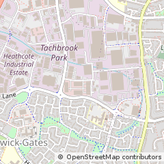 Map of Warwick, Warwickshire