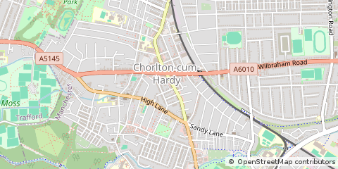 Map of Manchester