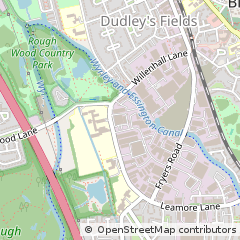 Map of Walsall, West Midlands