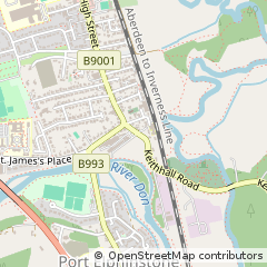 Map of Aberdeenshire