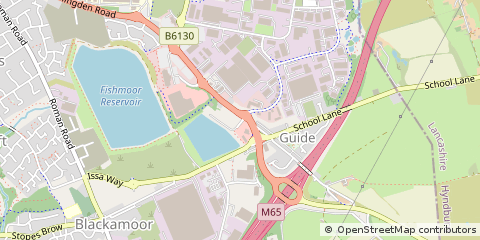 Map of Blackburn
