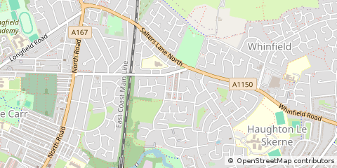 Map of Darlington