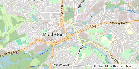 Map of Manchester