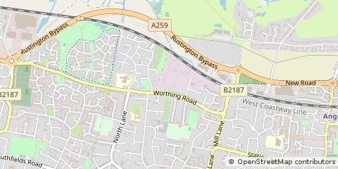 Map of Rustington