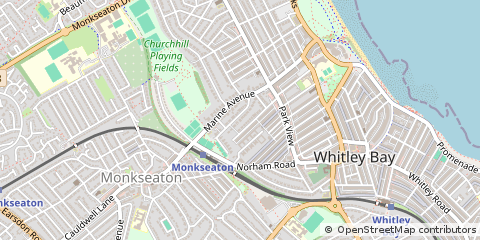 Map of Whitley BAY