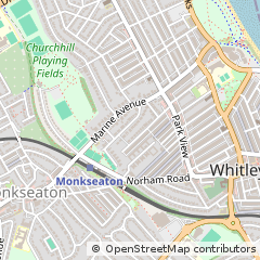 Map of Whitley BAY