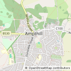 Map of Ampthill, Bedfordshire