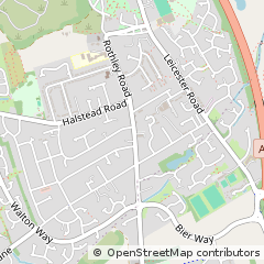 Map of Loughborough, Leicestershire