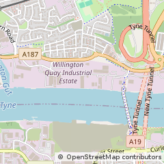 Map of Tyne and Wear
