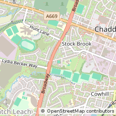 Map of Oldham, Greater Manchester