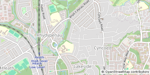 Map of Cardiff