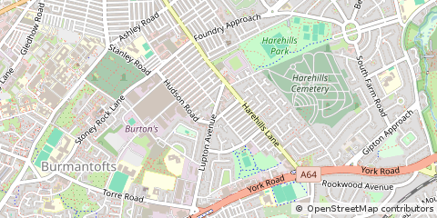 Map of Leeds