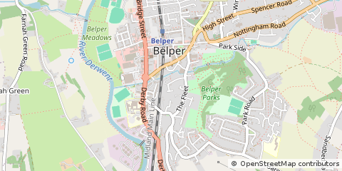 Map of Belper