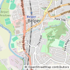 Map of Belper