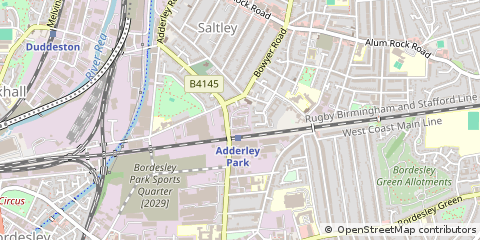 Map of Birmingham