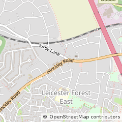Map of Leicester