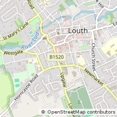 Map of Louth, Lincolnshire