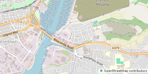 Map of Plymouth, Devon