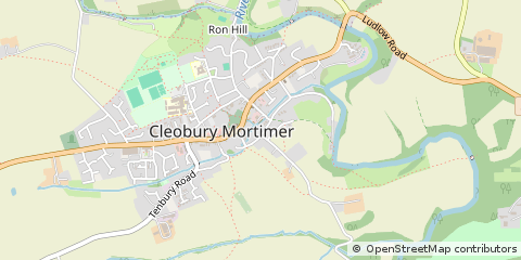 Map of Kidderminster, Worcestershire
