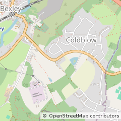 Map of Bexley, Kent,