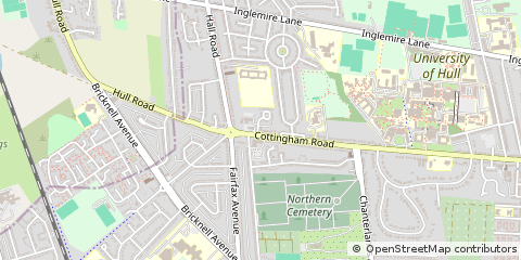 Map of Hull
