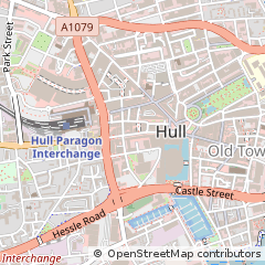 Map of Kingston Upon Hull, East Yorkshire