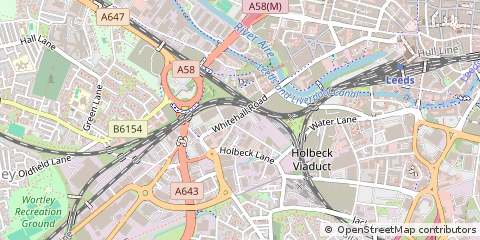 Map of Leeds