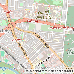 Map of Cardiff