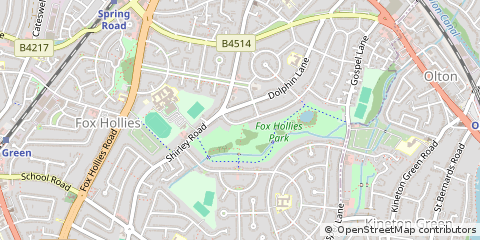 Map of Birmingham, Yorkshire