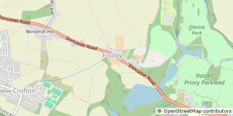 Map of Foulby, Wakefield