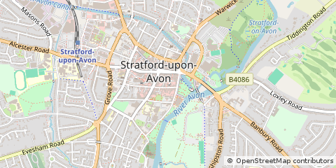Map of Stratford-Upon-Avon